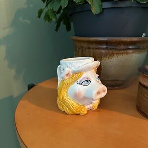 VINTAGE 80s Miss Piggy Muppets Mug